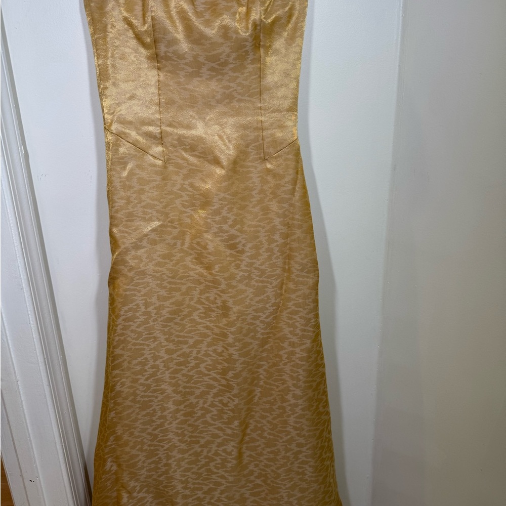 Straples golden Dress